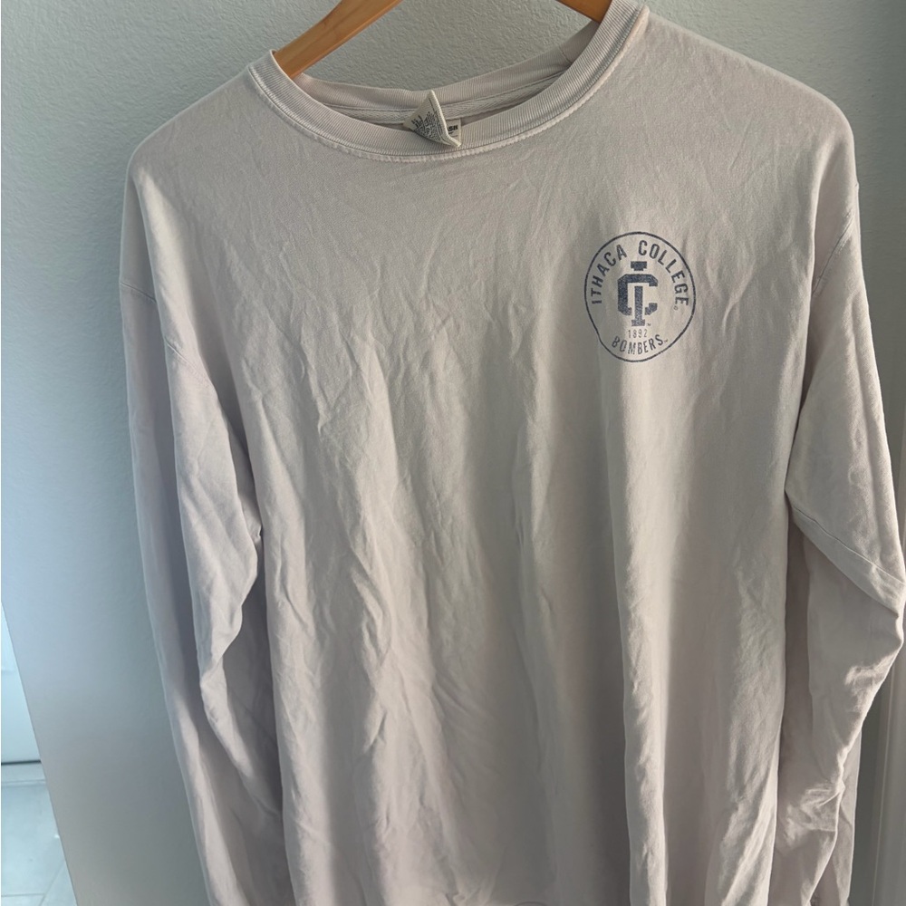 Ithaca College Light Blue Long Sleeve Shirt